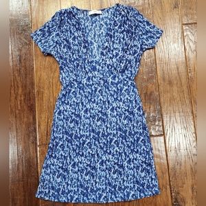 Mango Mini V Neck Dress